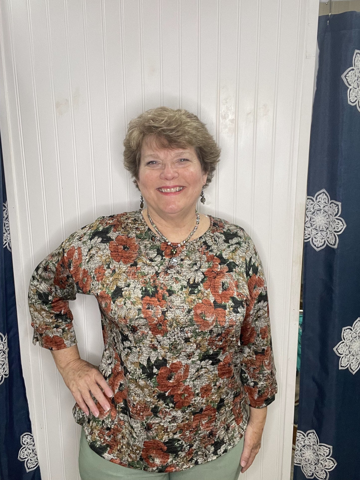 Maple Vintage Floral Top