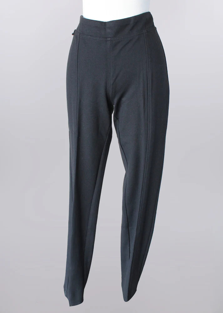 Black Leggings with Front Seam