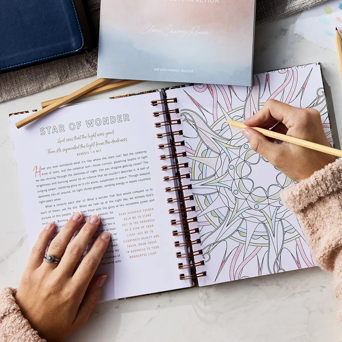 Set Your Mind on Things Above: Devotional Coloring Book