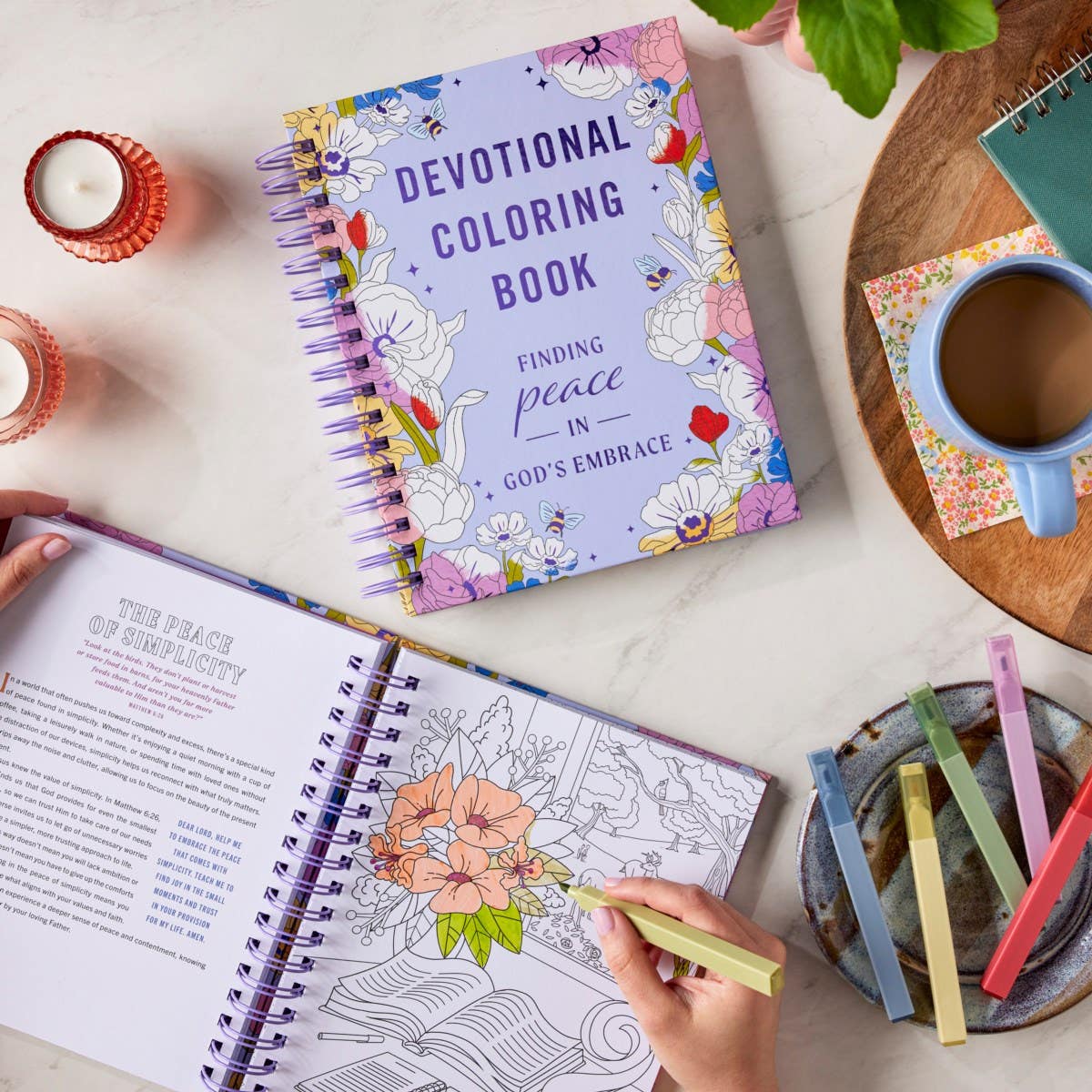 Finding Peace Coloring Book