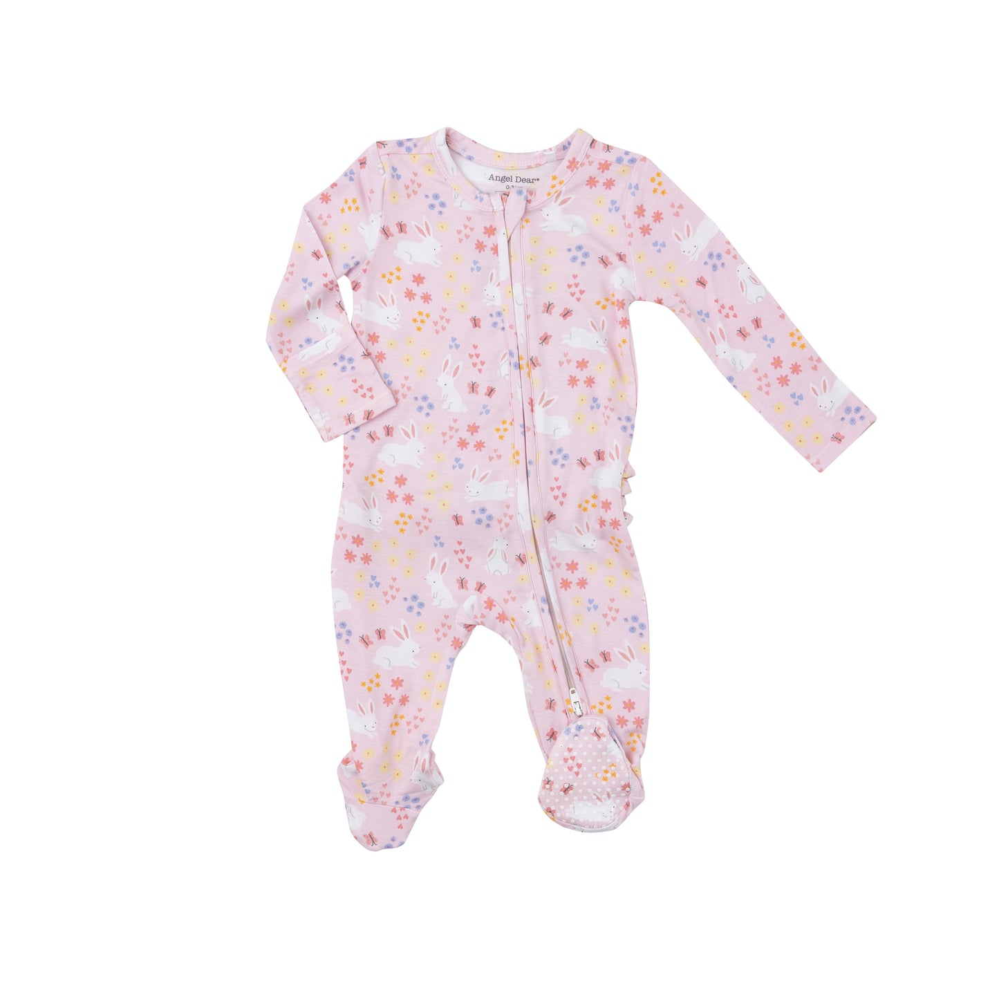 Bunny Meadow 2way Zipper Footie