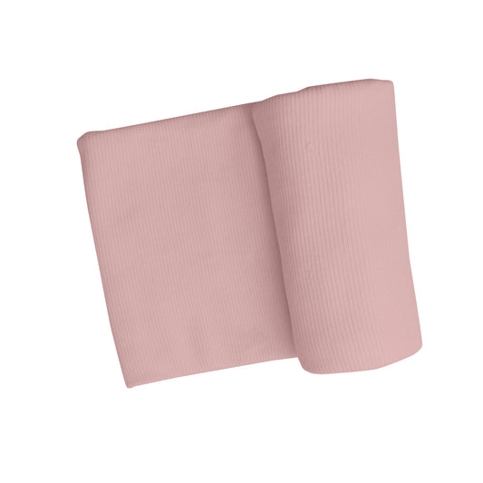 Pink Rib Swaddle Blanket