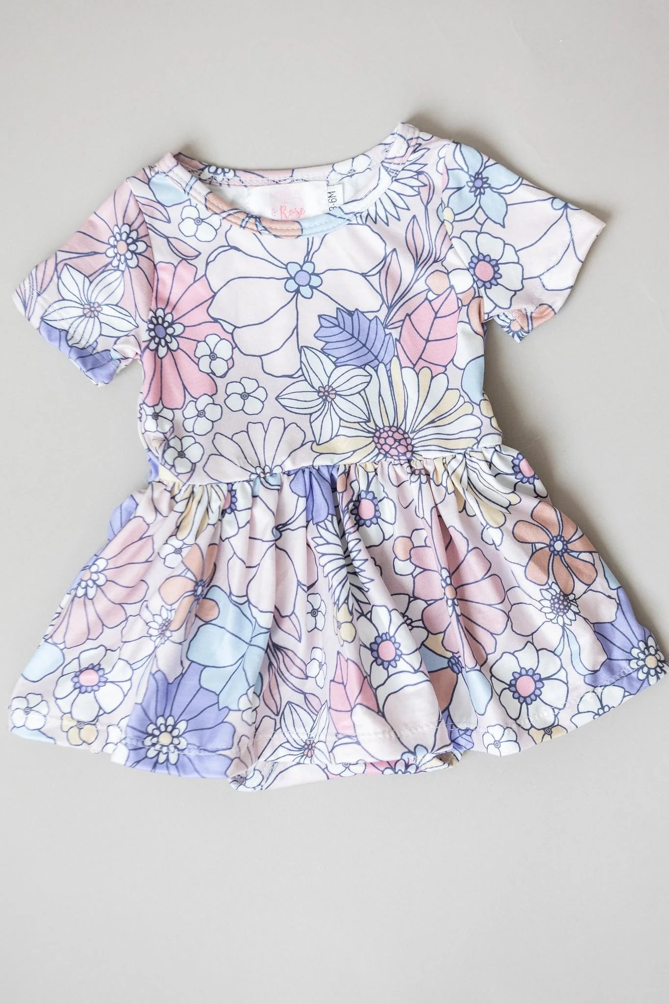 Floral S/S Twirl Bodysuit