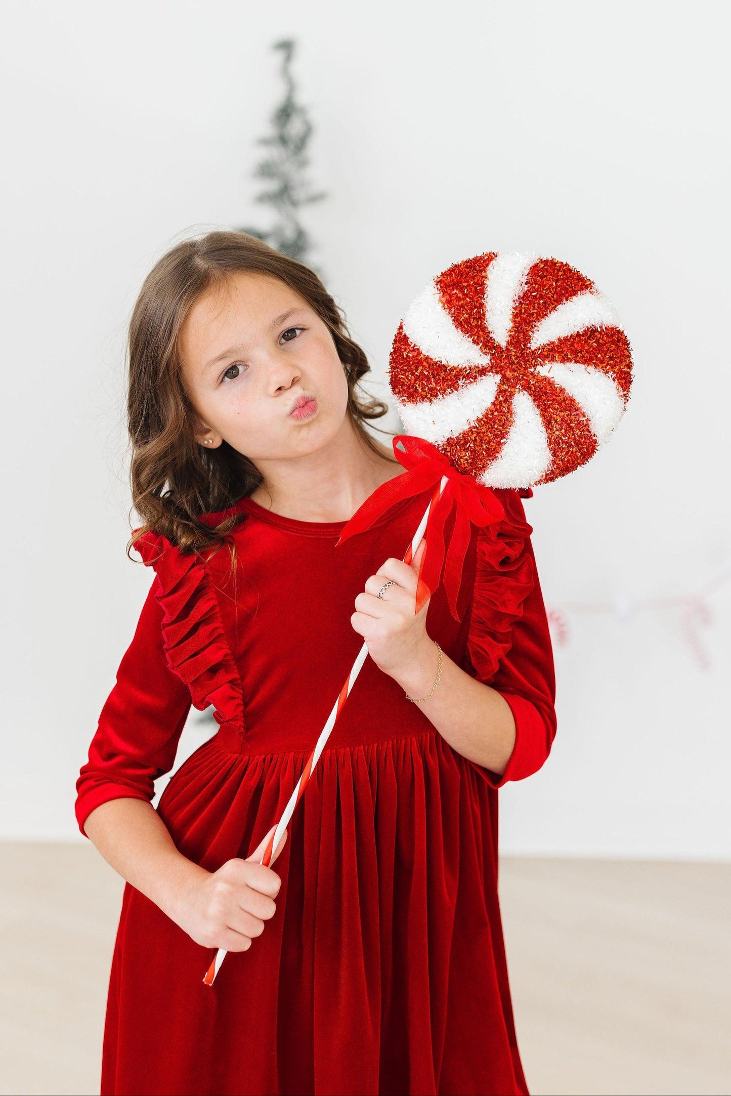 Red Velvet Christmas Twirl Dress