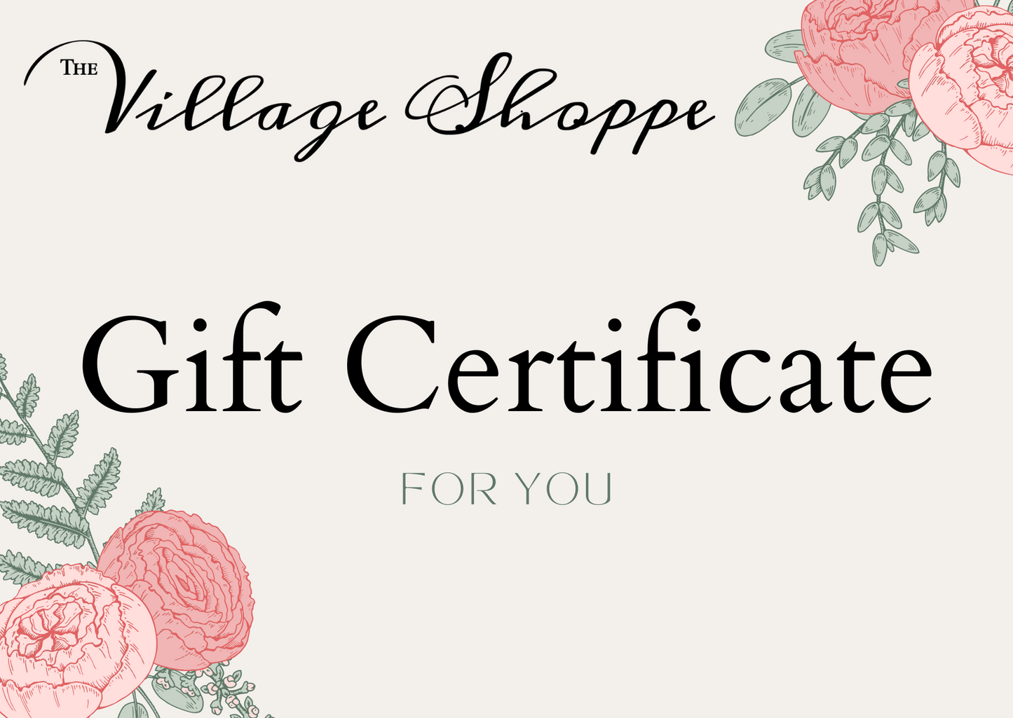 The Village Shoppe Gift Card