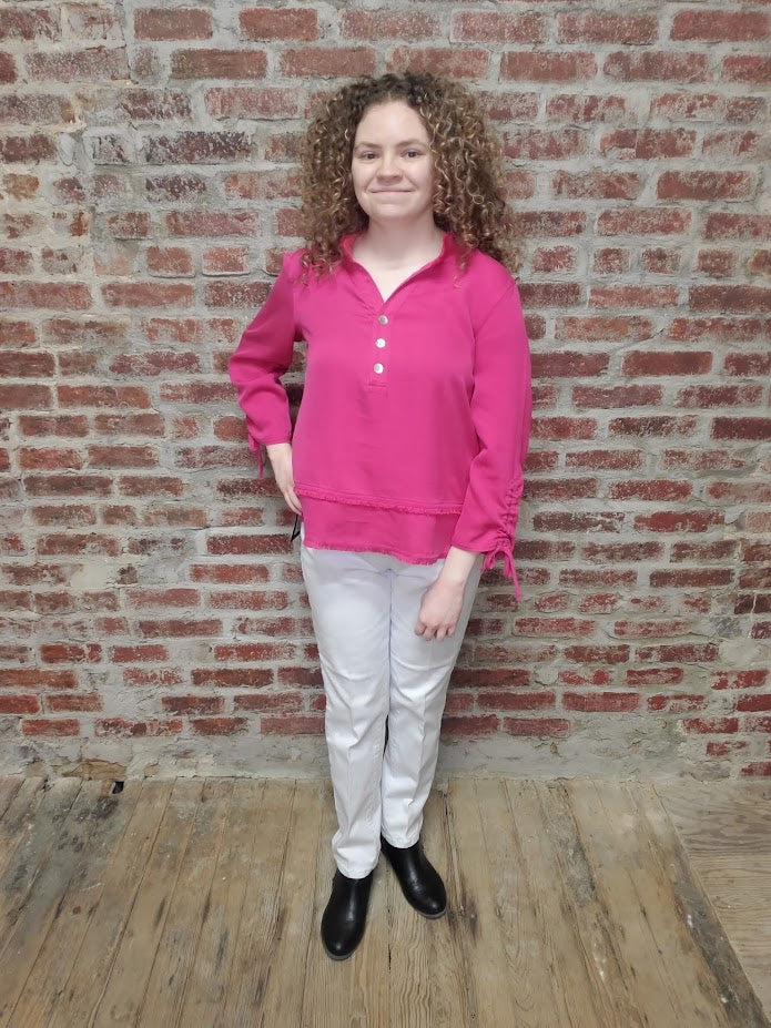 White Denim Ankle Pants w/Real Pockets