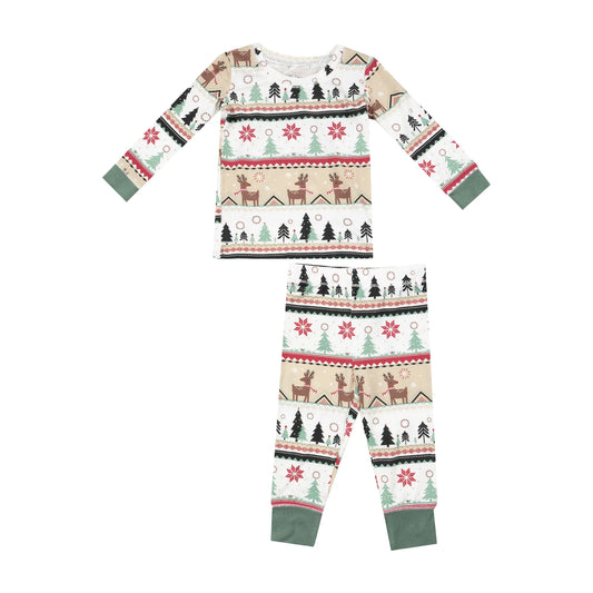 Kids' Reindeer Holiday Loungewear