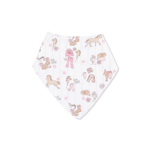 Cowgirl Nursery Bandana Bib