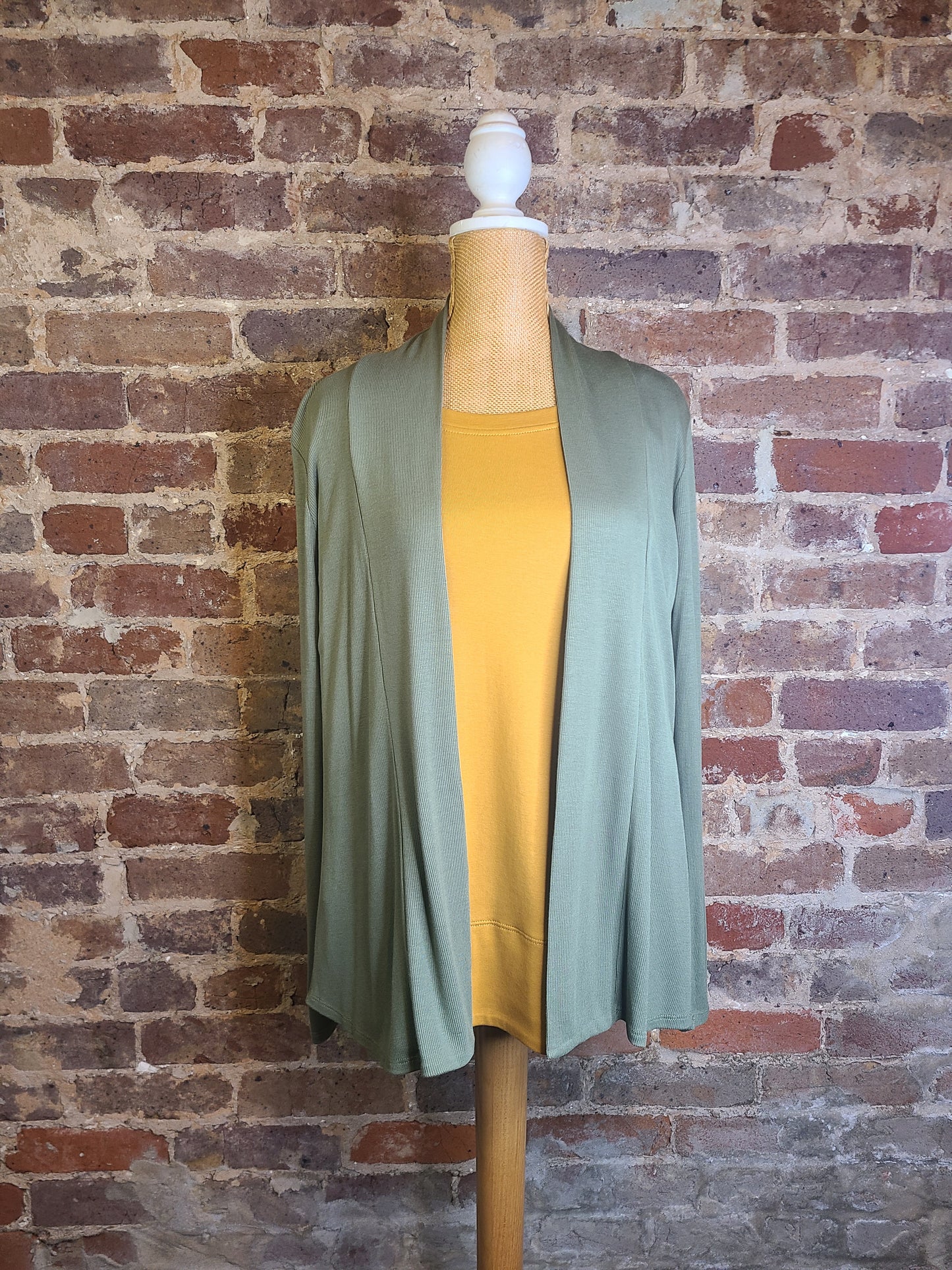 Lightweight Green Cardigan