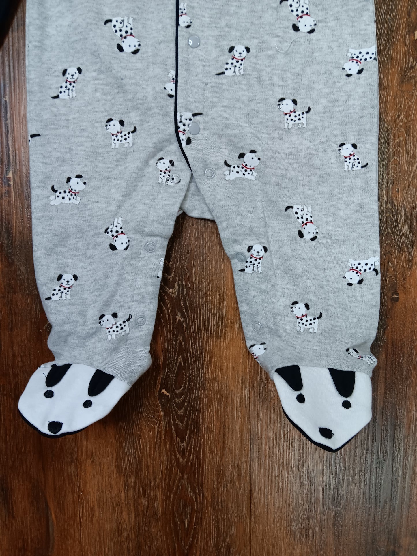Dalmatian Footie w/ Hat