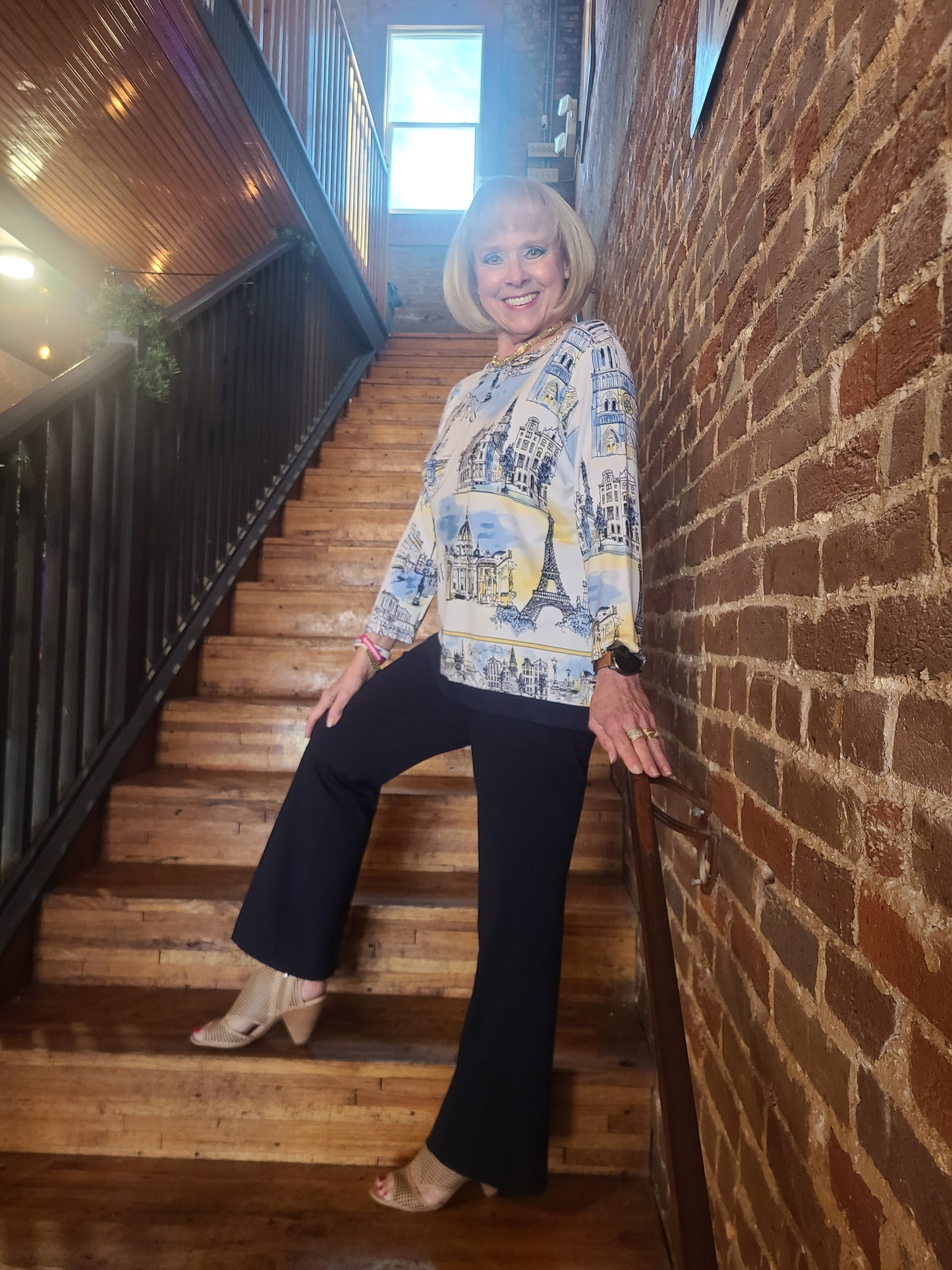 3/4 Sleeve Paris Top