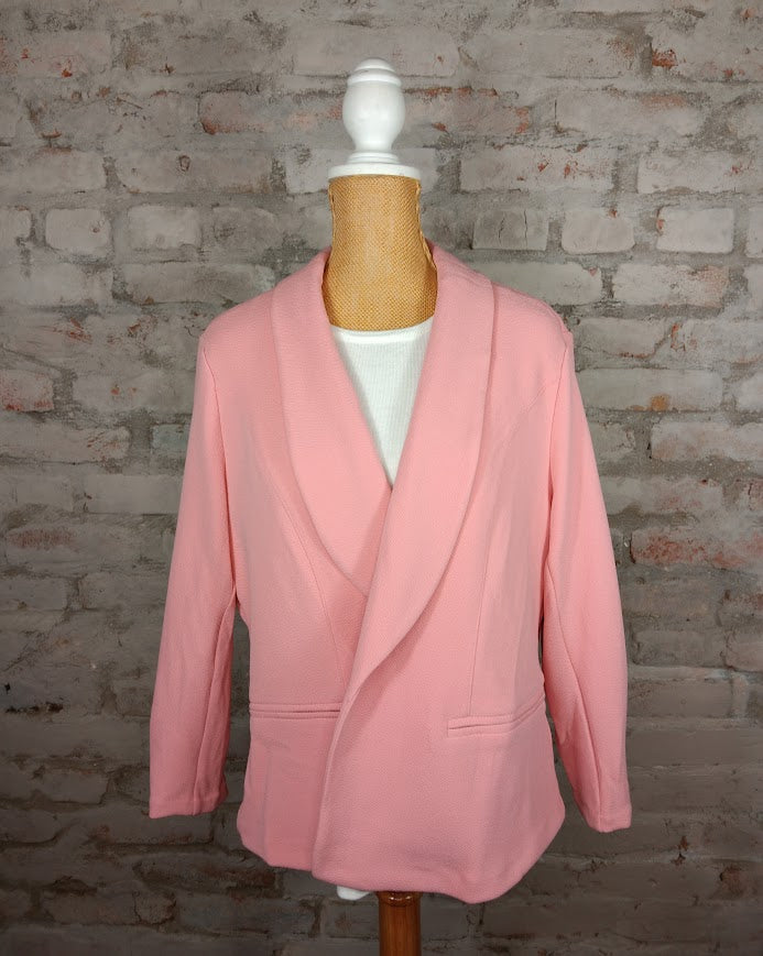 3/4 Sleeve Soft Pink Regency Knit Jacket