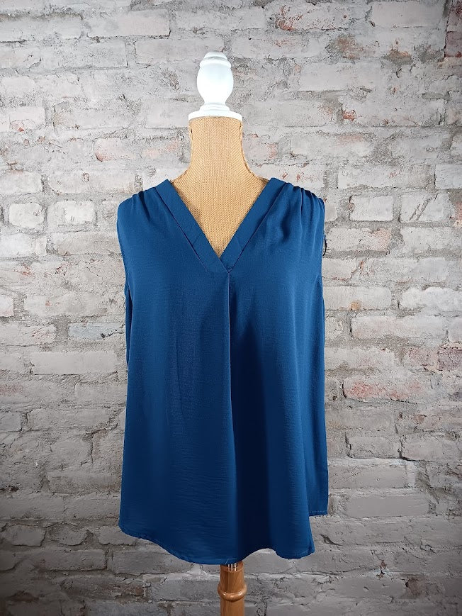 Indigo Sleeveless Top