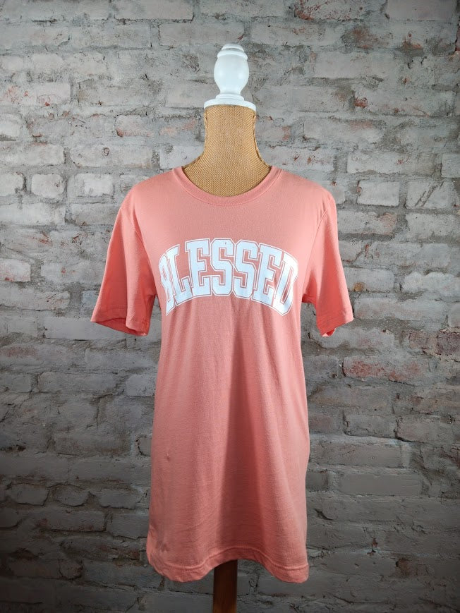 Coral Blessed T-Shirt