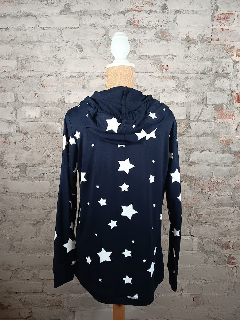 Navy Star Hoodie