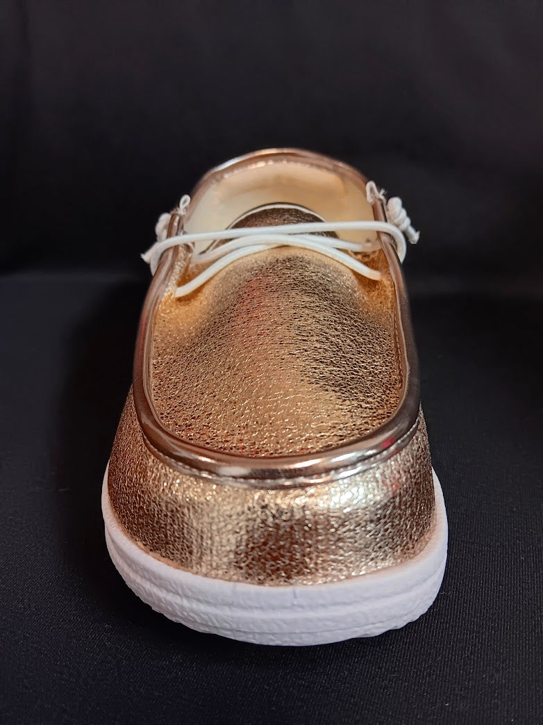 Gold Crinkle Kayak Shoes