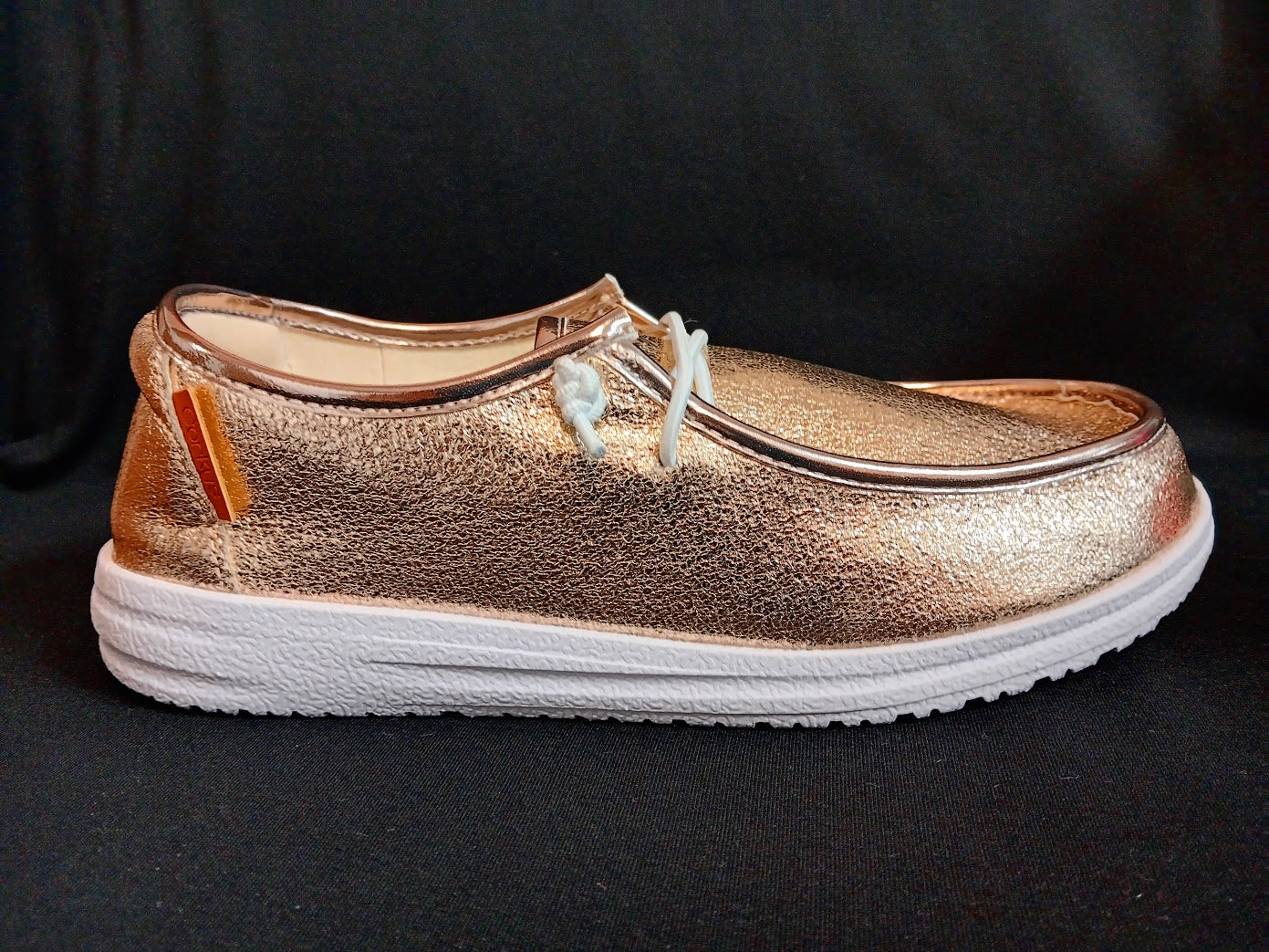 Gold Crinkle Kayak Shoes