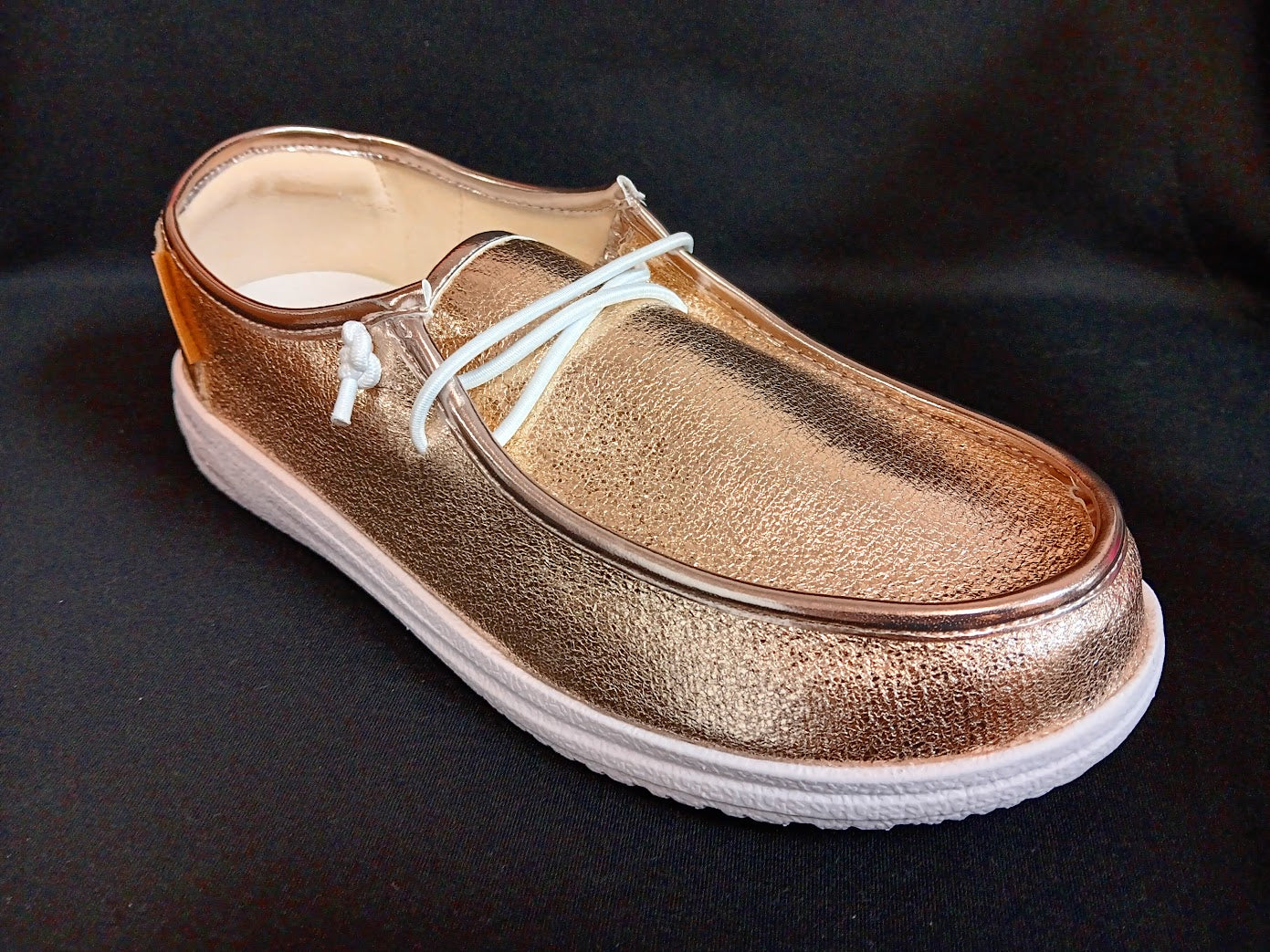 Gold Crinkle Kayak Shoes