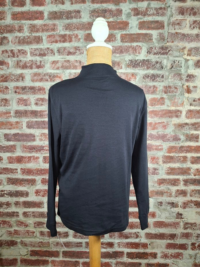 Black Long Sleeve Mock Neck Sweater