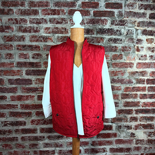 Red Quilted Vest