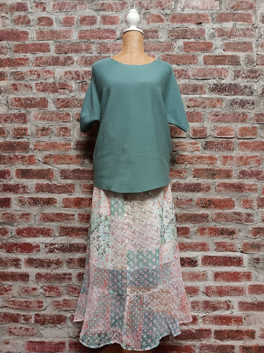 Multicolor Floral Long Skirt