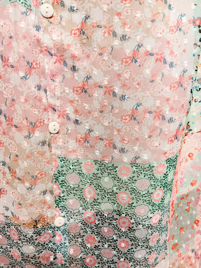 Multicolor Floral Long Skirt