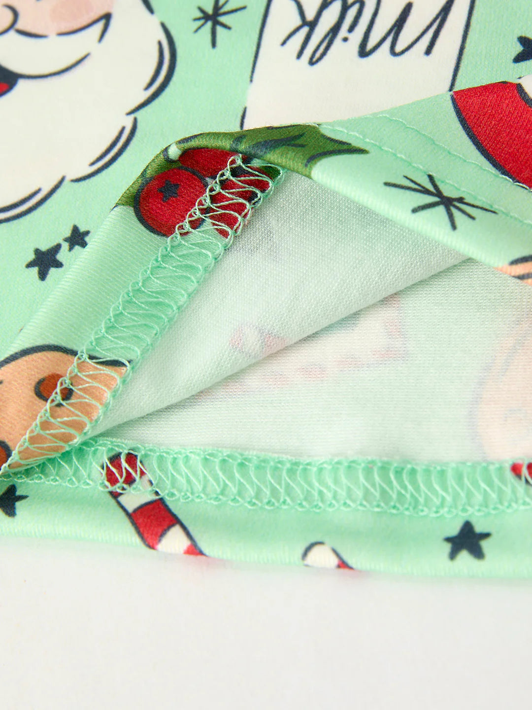 Christmas Santa Cookie Pajama Set