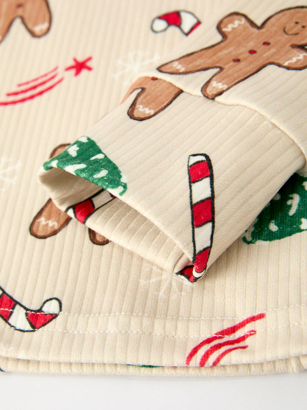 Christmas Girls Gingerbread Pajama Set