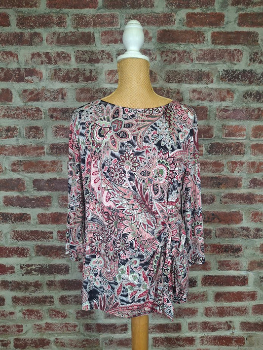 Brandywine Black Paisley Top