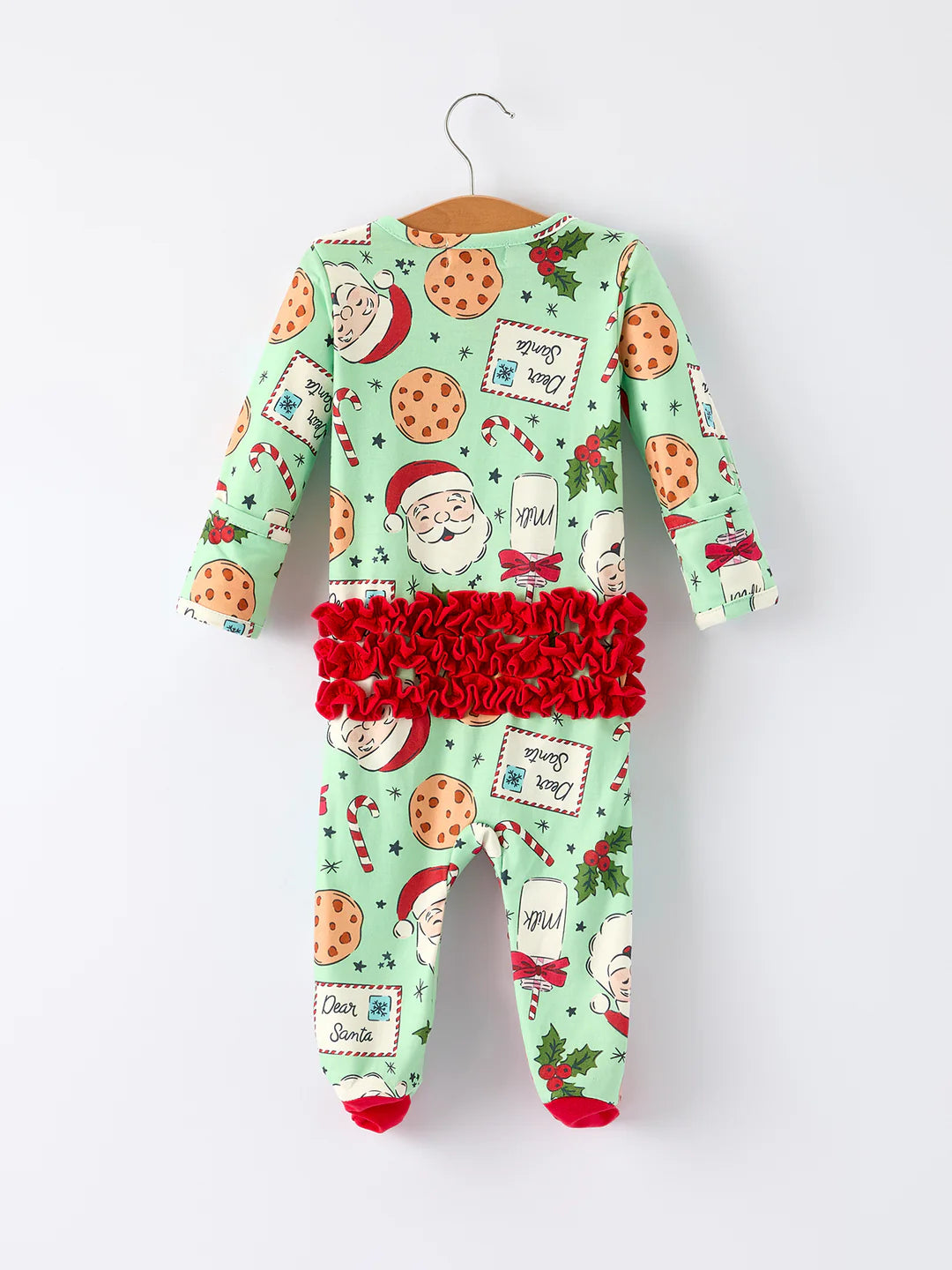 Christmas Santa Cookie Romper
