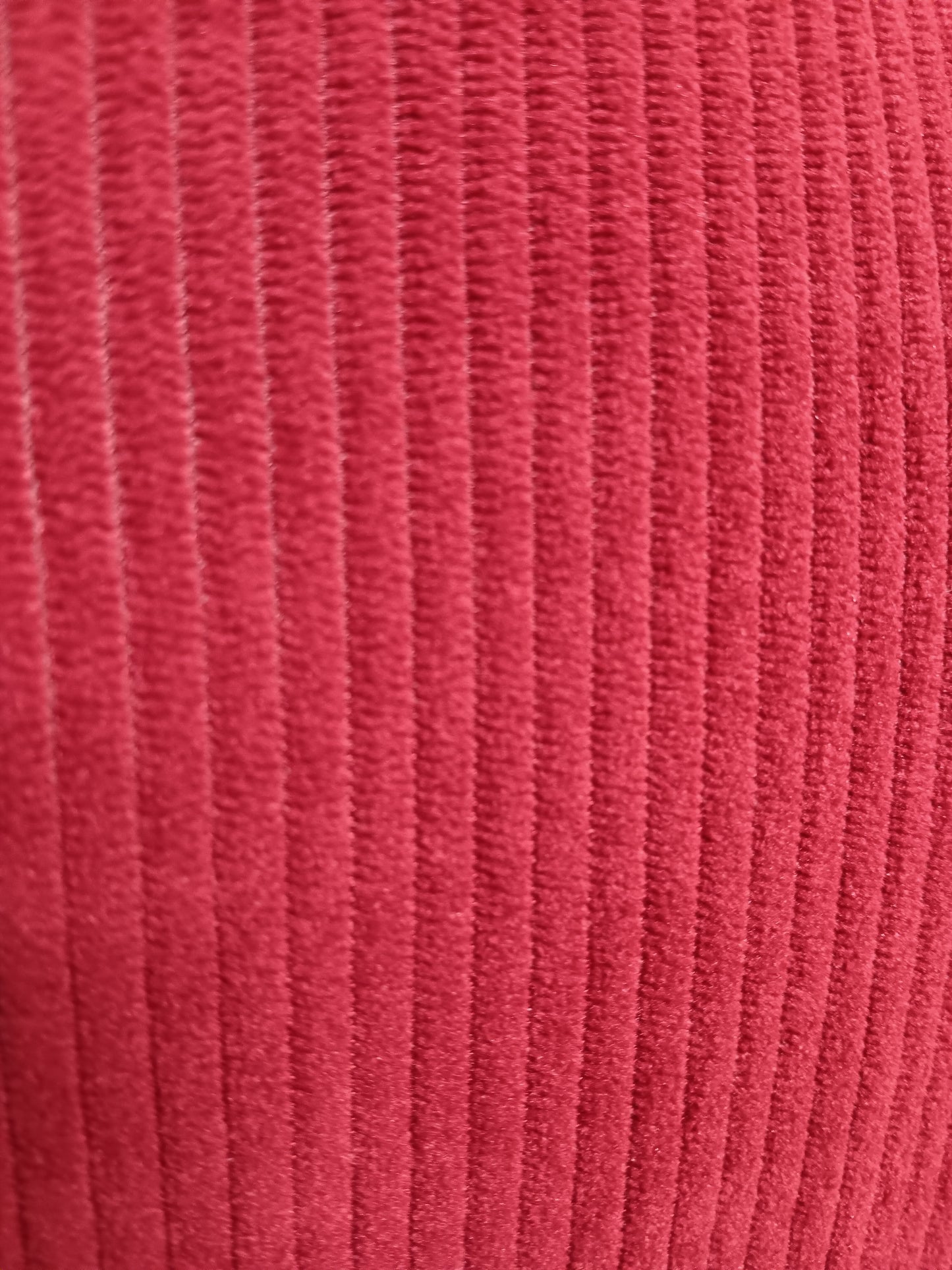 Red Ribbed Jacket