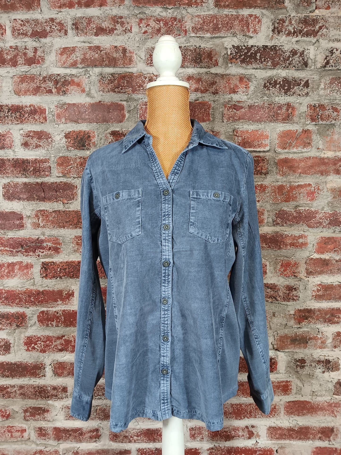 Indigo Button Up Shirt