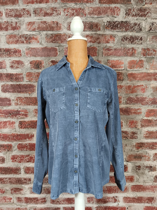 Indigo Button Up Shirt