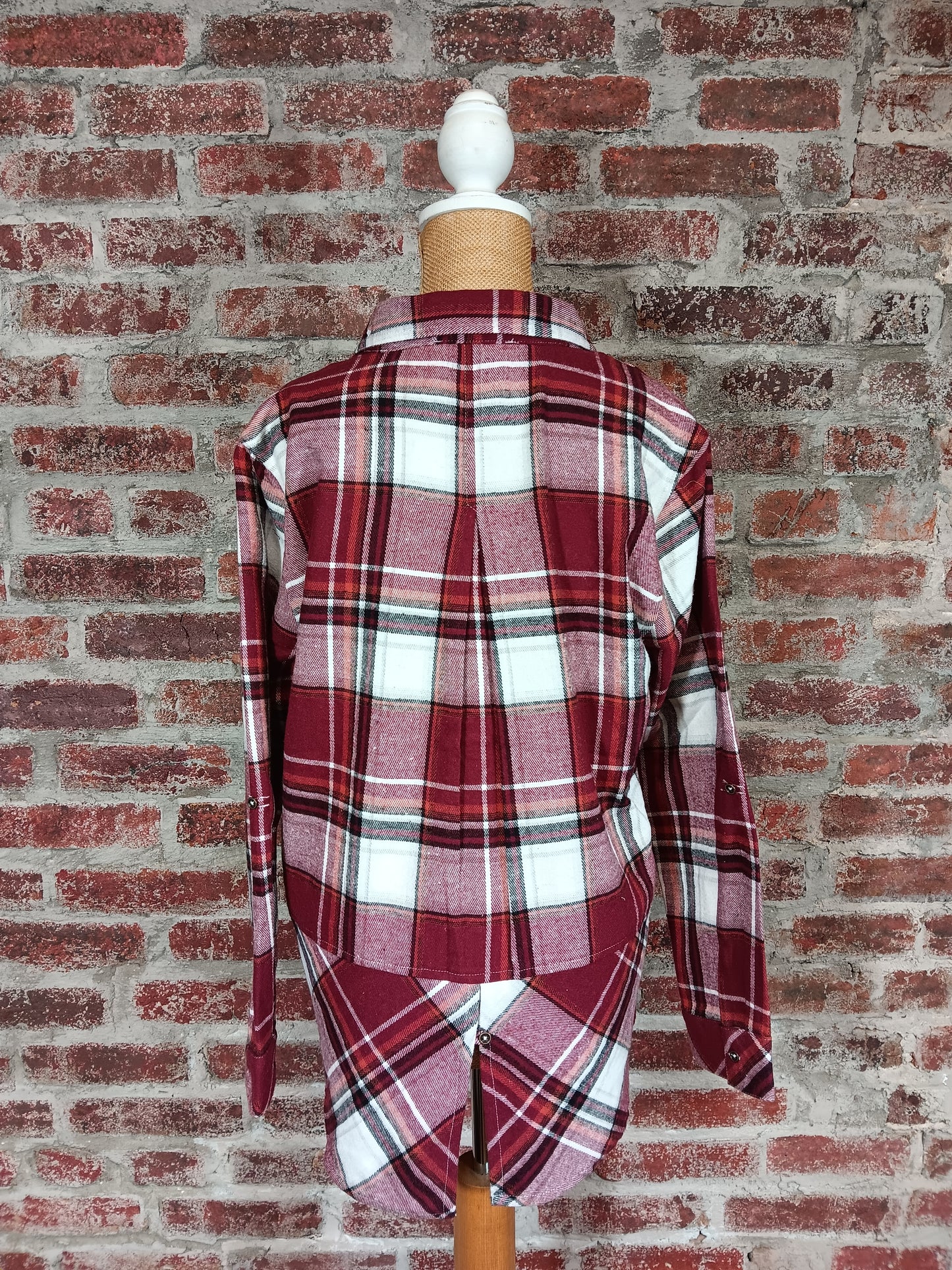 Burgundy Plaid Shacket