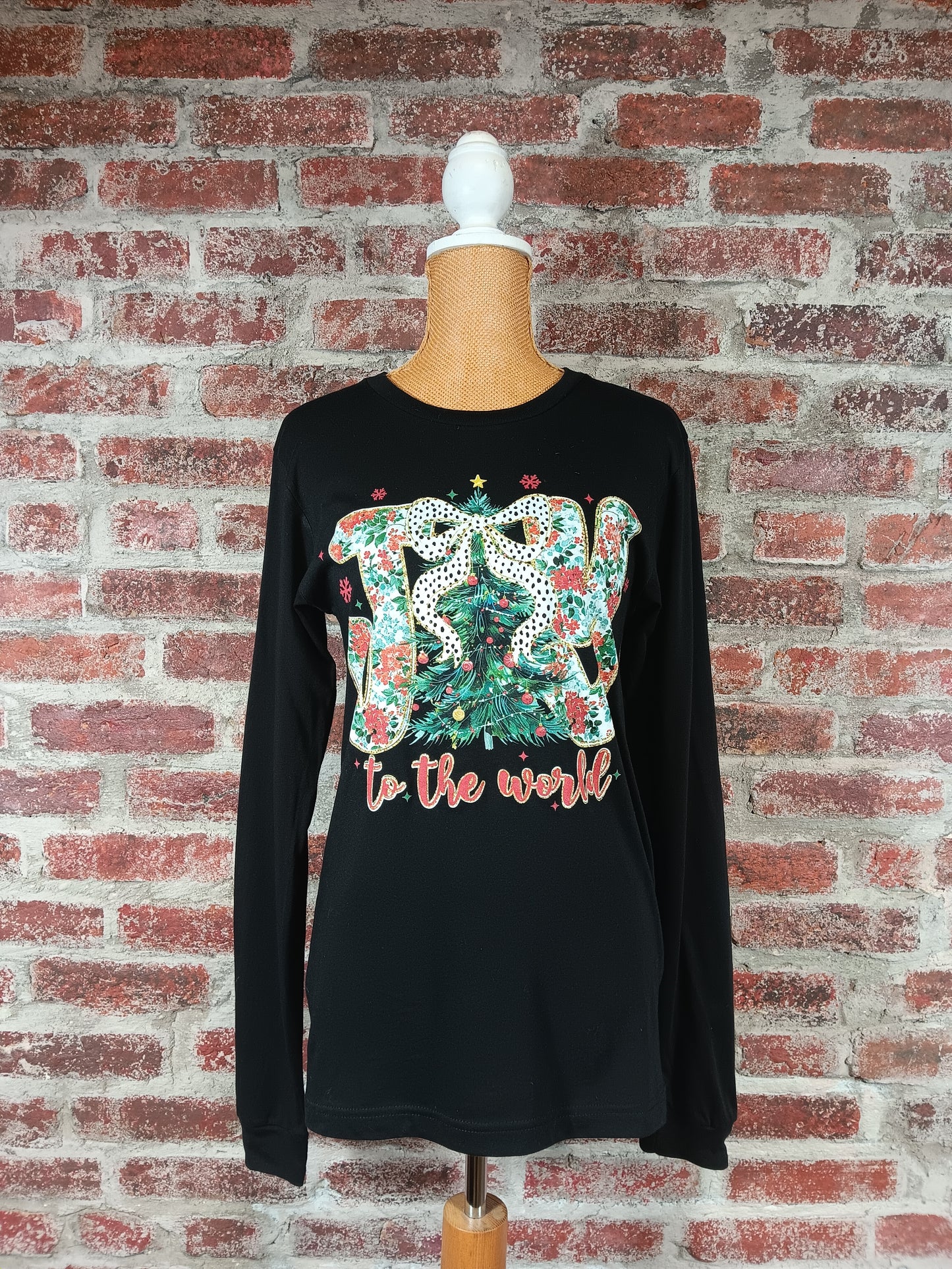 Black Joy Long Sleeve Tee Plus