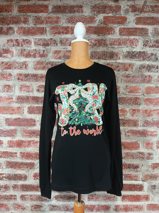 Black Joy Long Sleeve Tee Plus