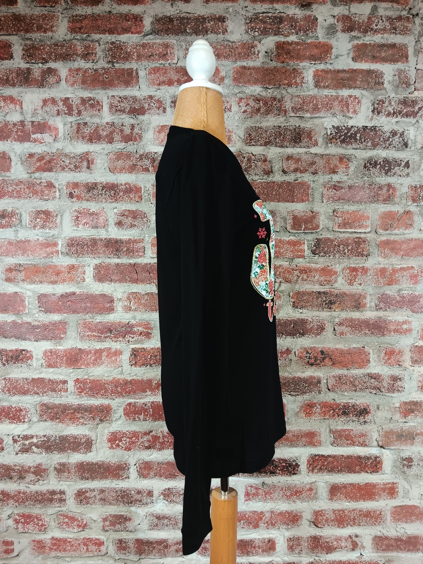 Black Joy Long Sleeve Tee Plus