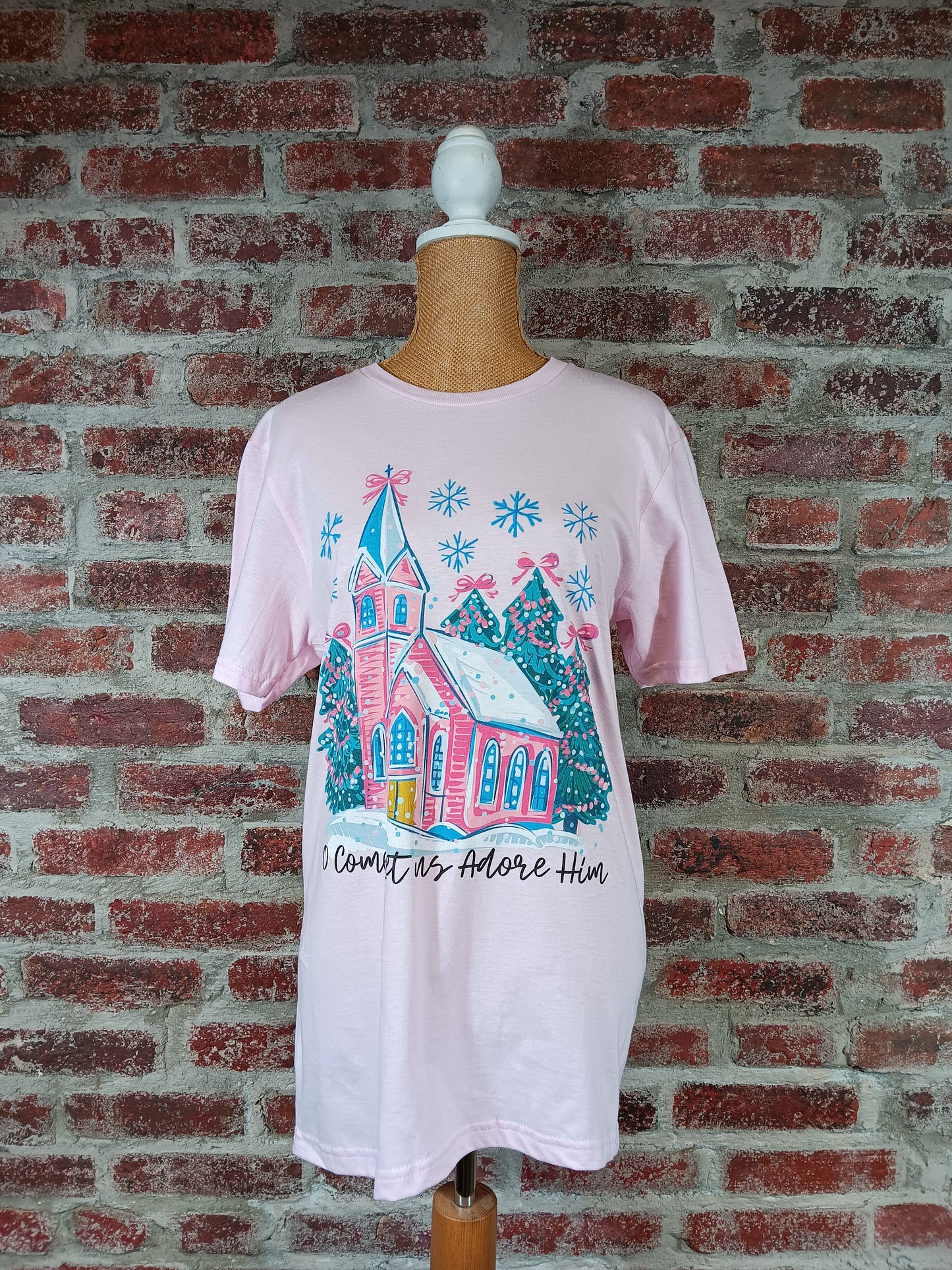 Oh Come Pink Short Sleeve Tee