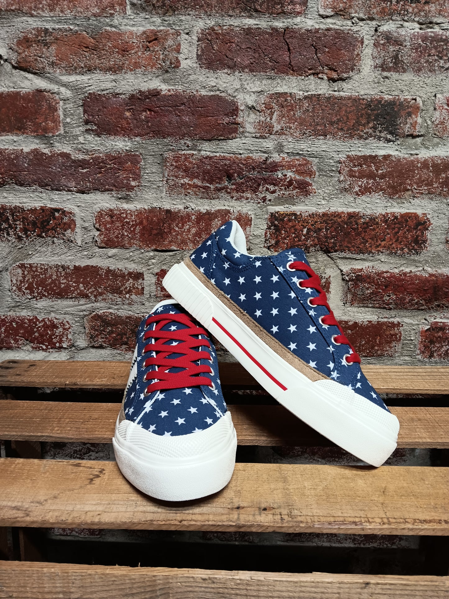 Thats Her Blue With White Star Sneaker