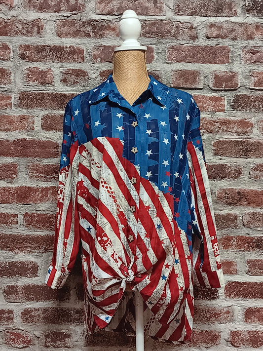 Stars & Stripes Patriotic Top