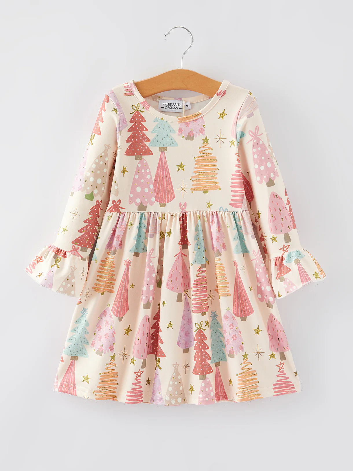 Pink Christmas Tree Dress