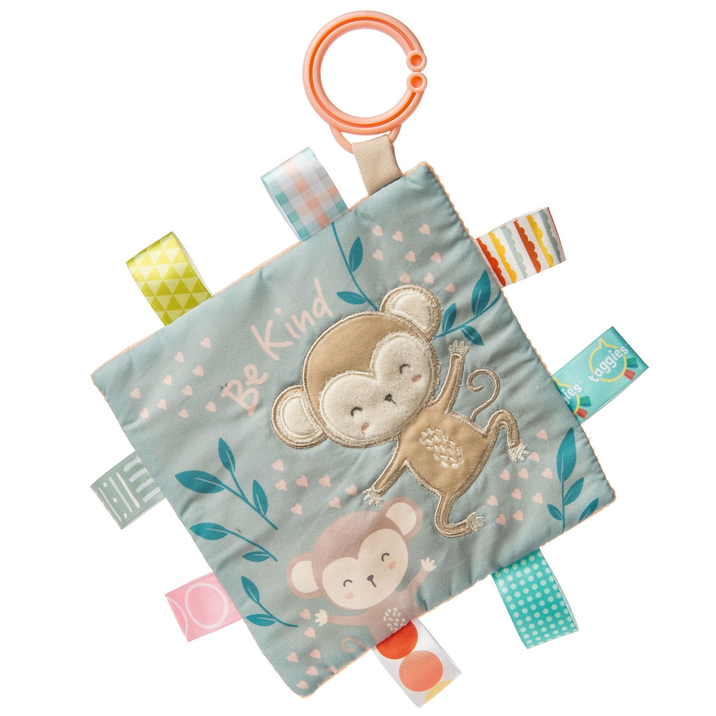 Be Kind Monkey Crinkle Taggie