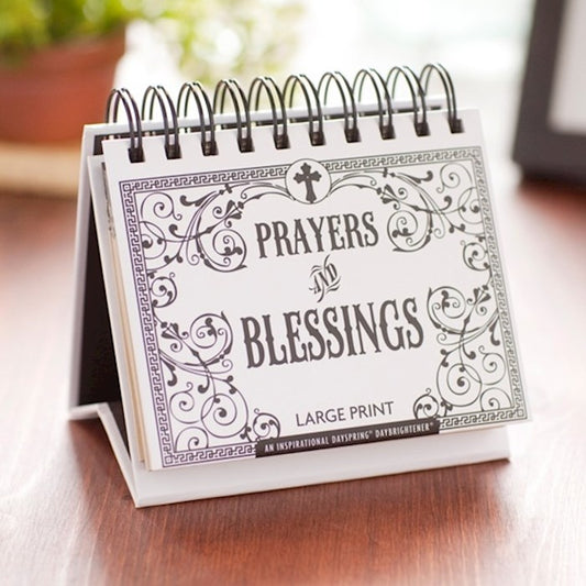 Prayers and Blessings - Large Print - Perpetual Calendar