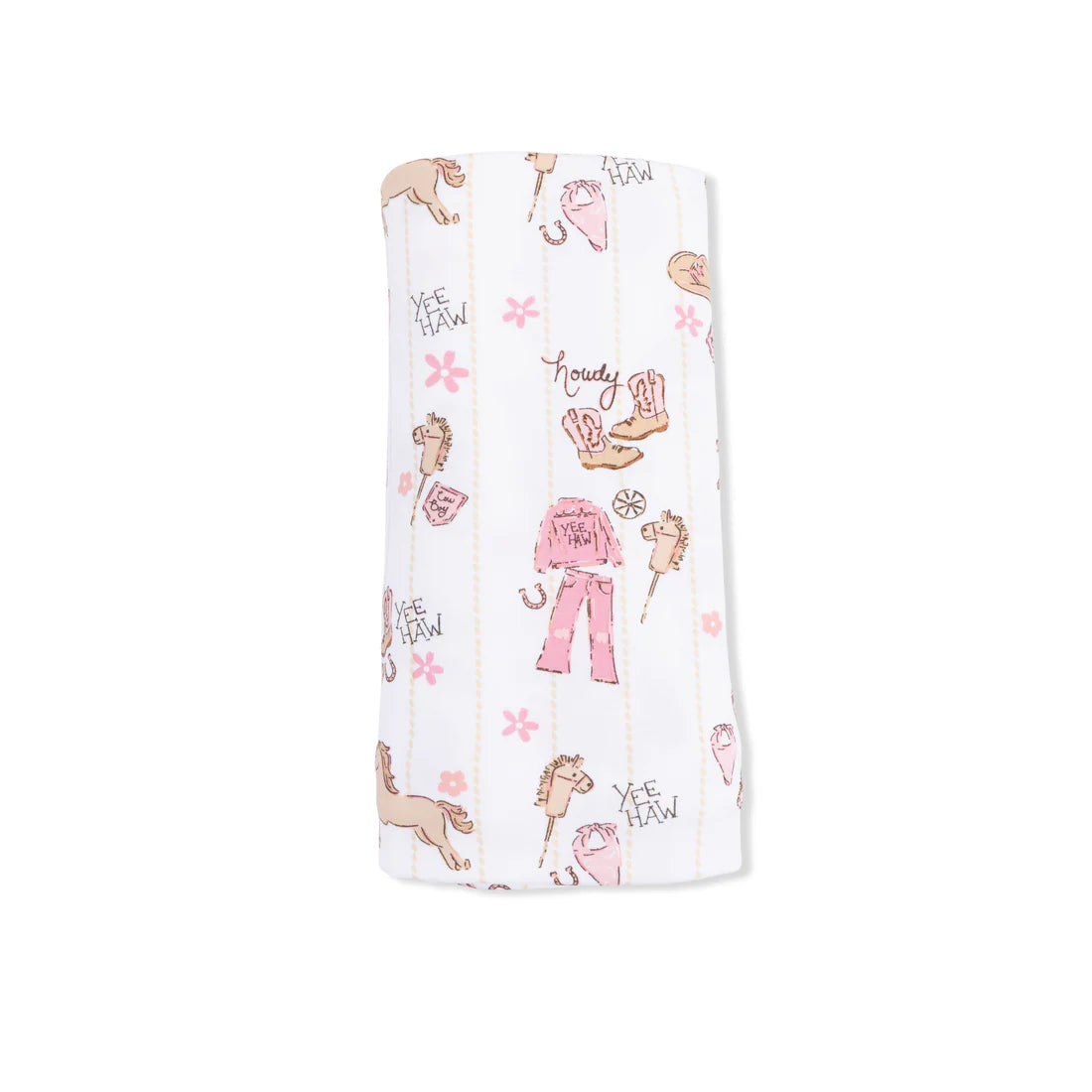 Cowgirl Nursery Swaddle Blanket