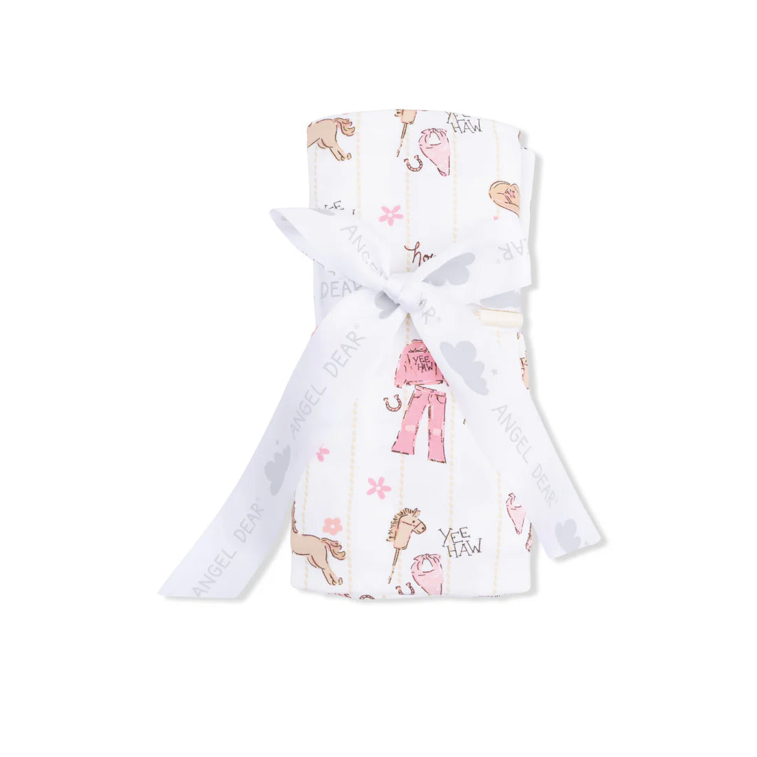 Cowgirl Nursery Swaddle Blanket