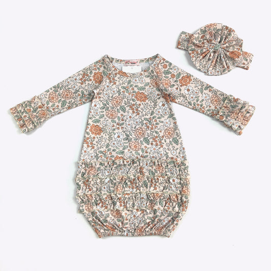 Dizzy Daisy Baby Gown