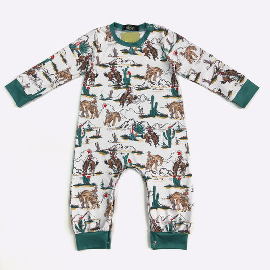 Bronco Boy Romper