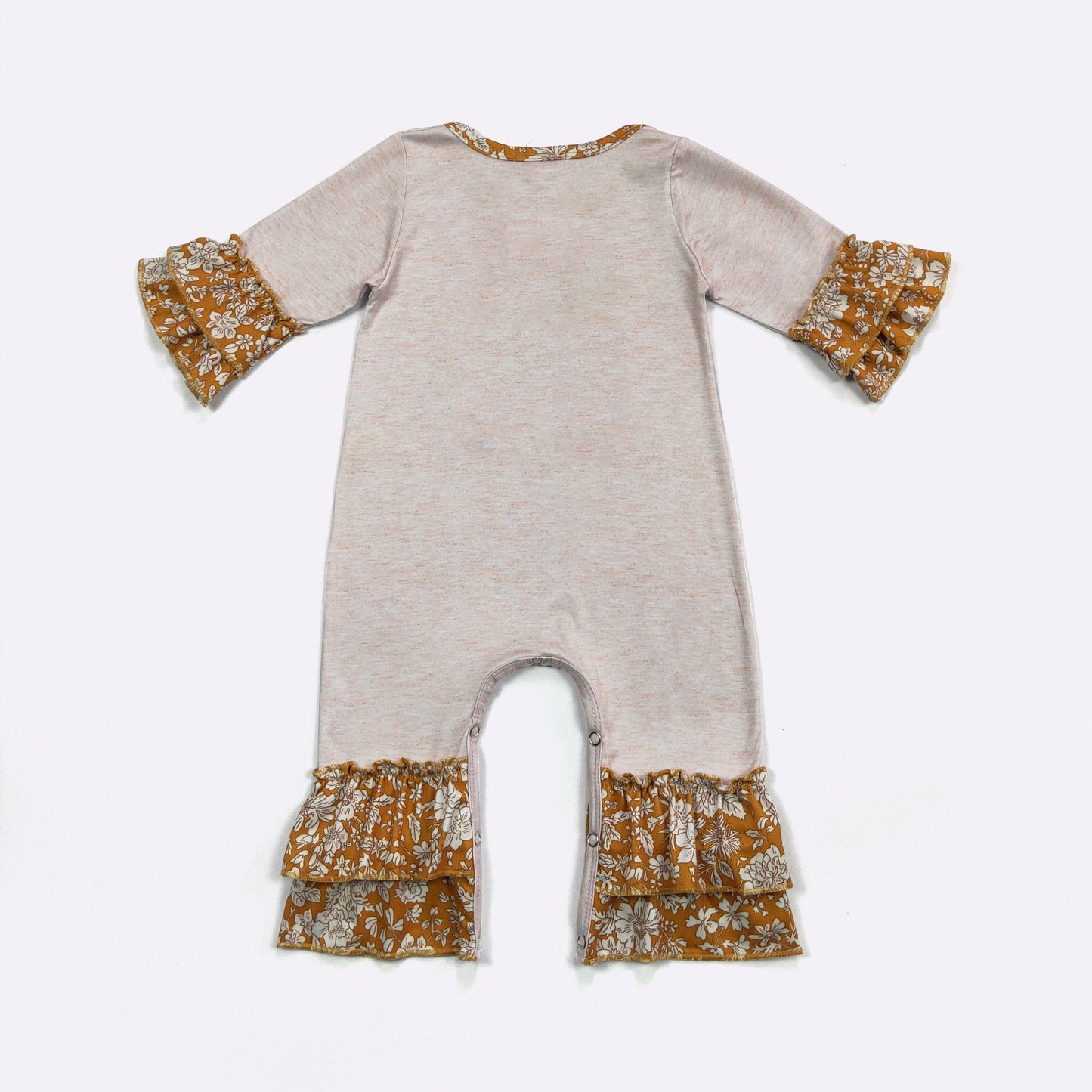 Waverly Pumpkin Baby Romper