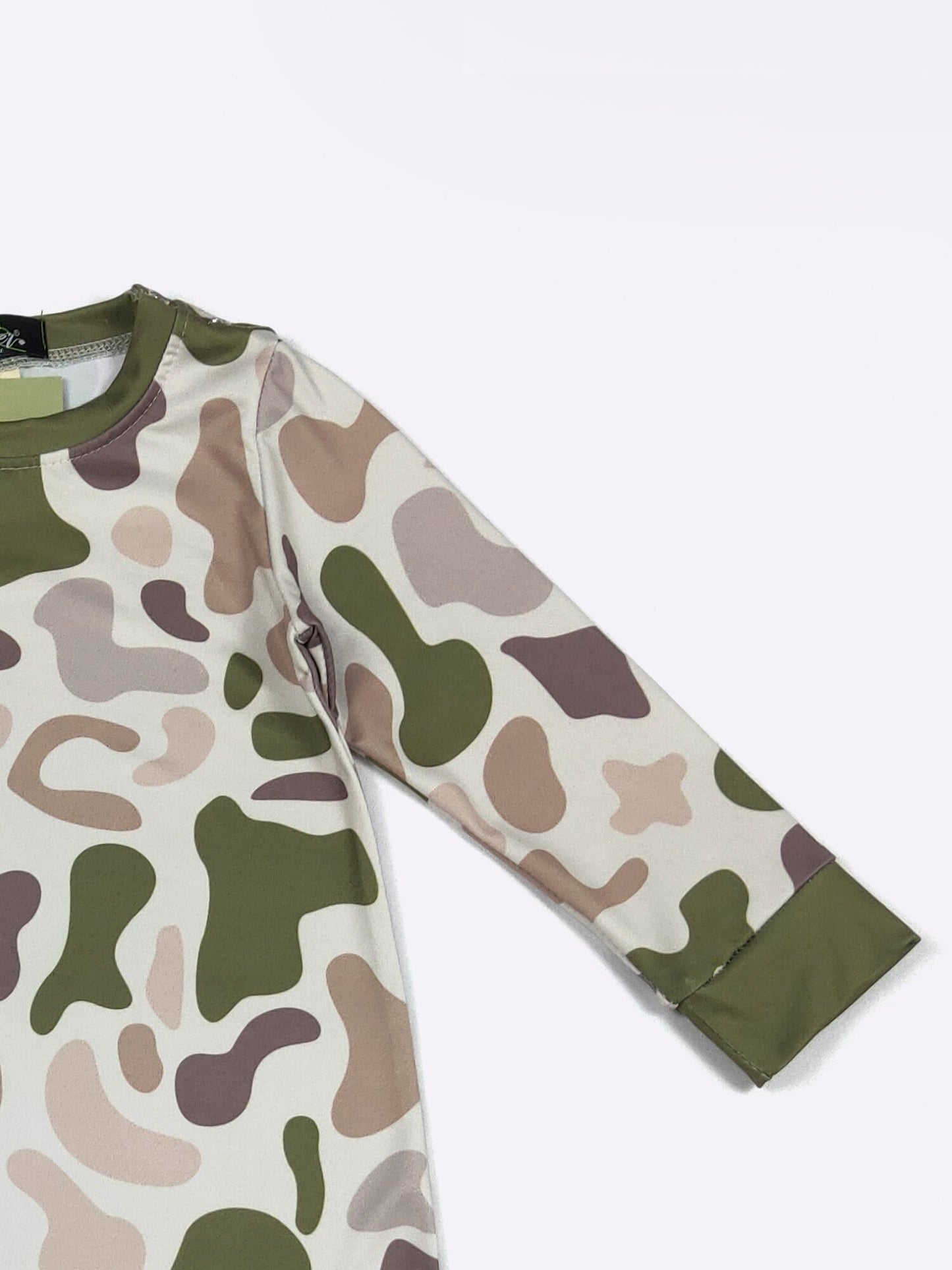 Outdoor Camo Boy Romper