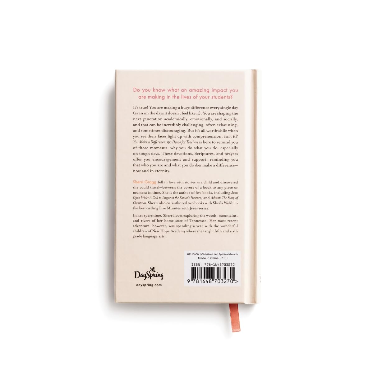 You Make a Difference: 50 Devos for Teachers